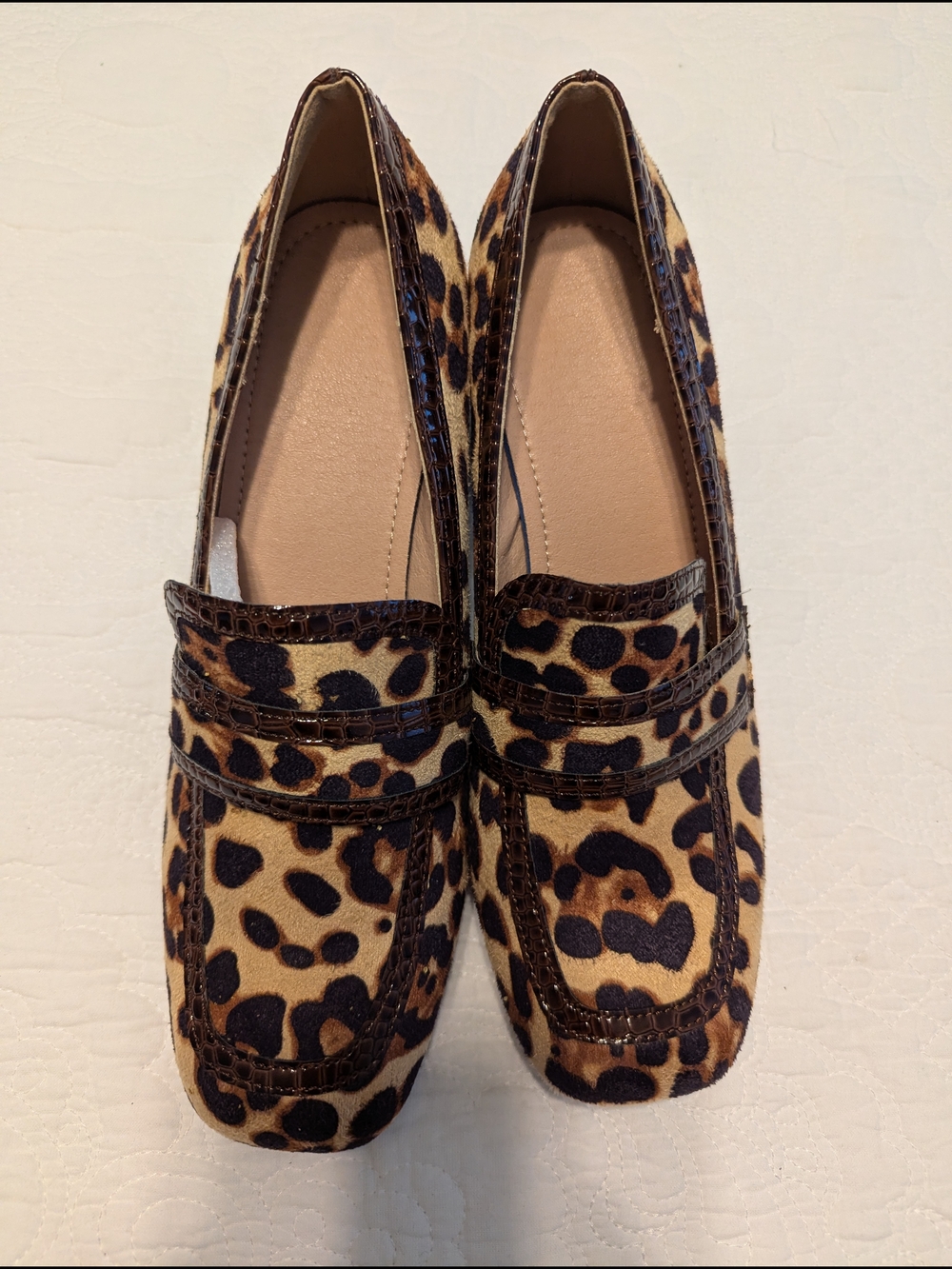 Leopard Print Women's Loafers NEW